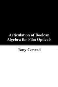 Poster de Articulation of Boolean Algebra for Film Opticals
