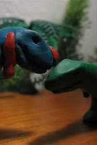 Poster de Jurassic Fight Club - Cannibal Dinosaur Claymation